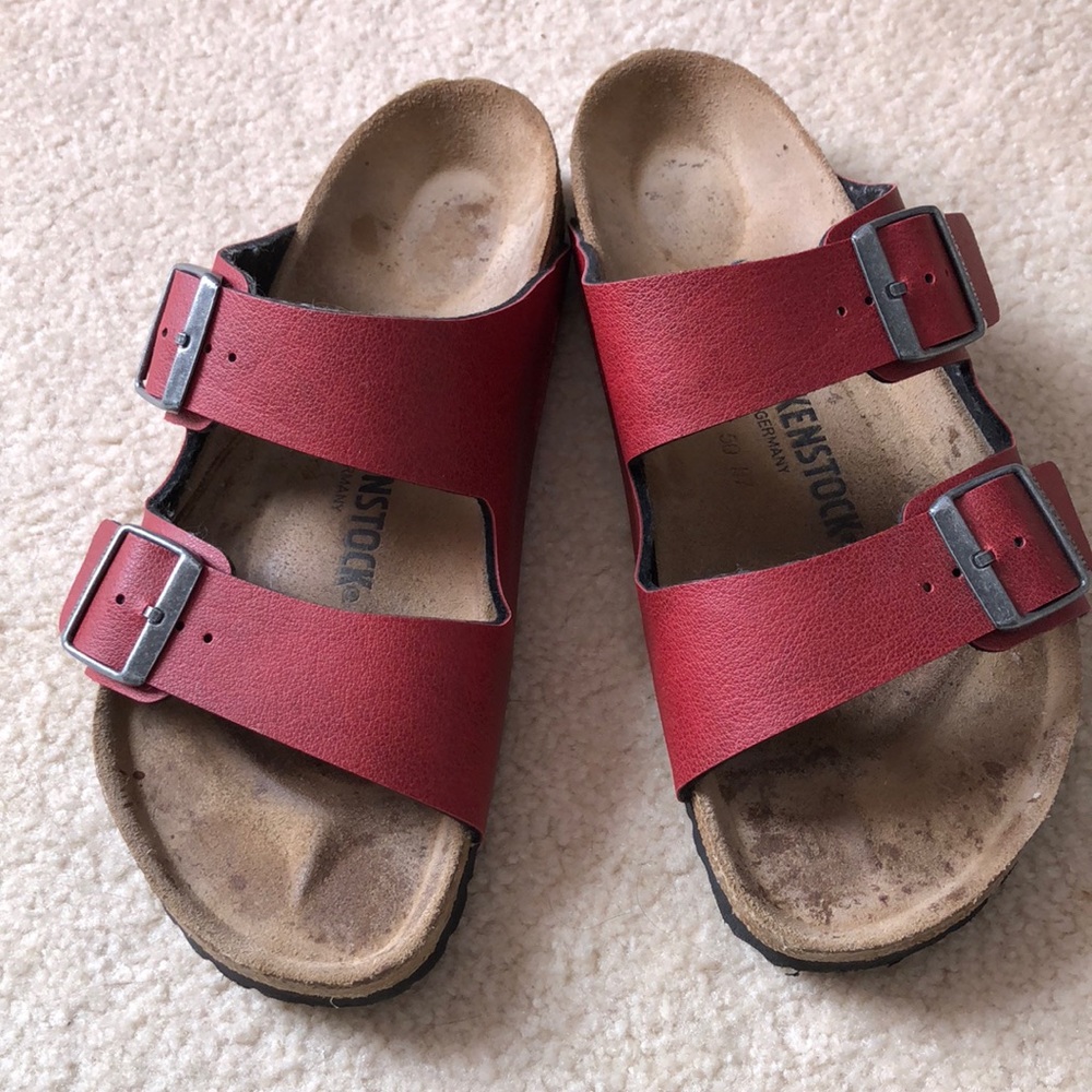 Birkenstock Sandals - Red - Size 39